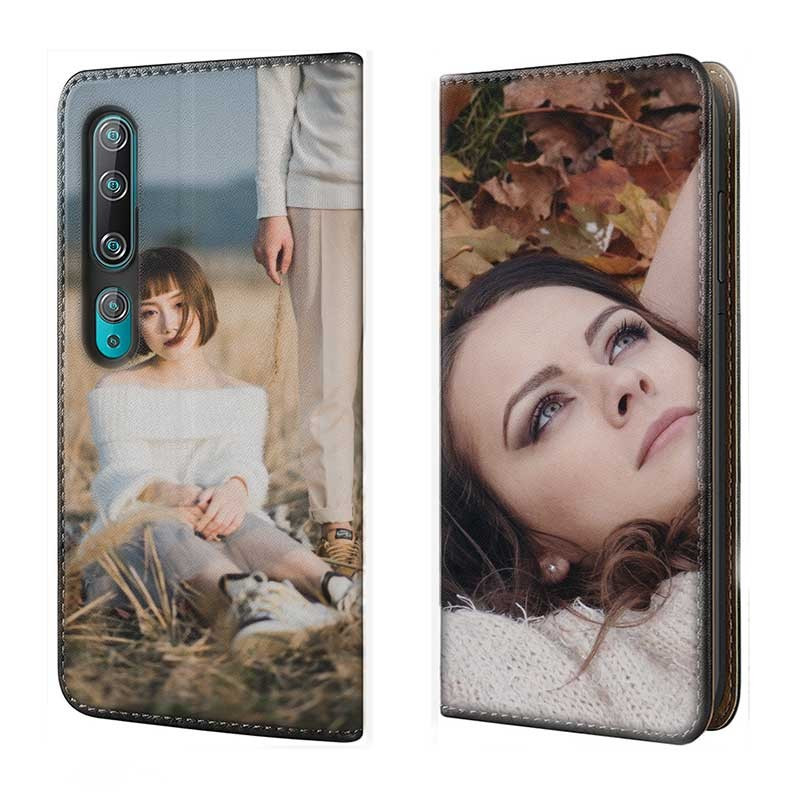 Etui rabattable personnalisé recto verso pour Xiaomi Mi 10 Pro Etui rabattable personnalisé recto verso pour Xiaomi Mi 10 Pro