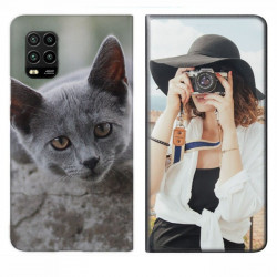 Etui rabattable personnalisé recto verso pour Xiaomi Mi 10 lite