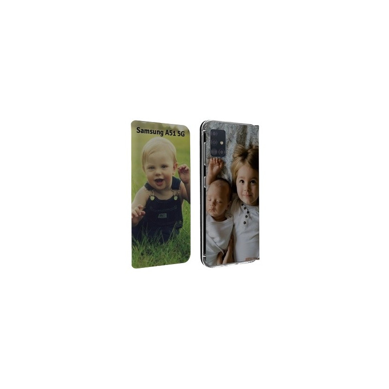 Etui rabattable personnalisé recto verso pour Samsung Galaxy A51 5g Etui rabattable personnalisé recto verso pour Samsung Galaxy A51 5g