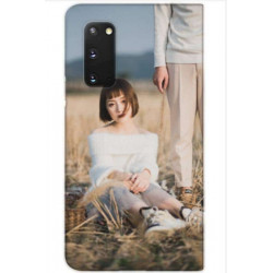 Etui rabattable personnalisé recto verso pour Samsung Galaxy A41
