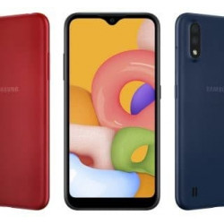 Etui rabattable personnalisé recto verso pour Samsung galaxy A01