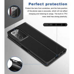 Etui rabattable personnalisé recto verso pour Samsung galaxy Note 20