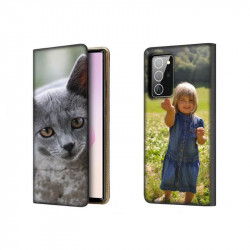 Etui rabattable personnalisé recto verso pour Samsung galaxy Note 20 ultra