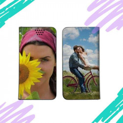 Etui  pour Xiaomi Redmi 9c rabattable personnalisé recto verso