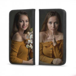 Etui rabattable personnalisé recto verso pour One Plus 8