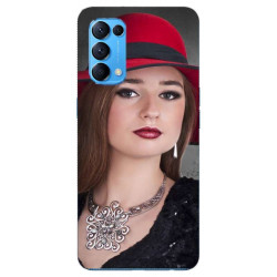 Coque oppo find X3 lite personnalisée  à l'aide d'une photo