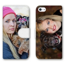 Etui rabattable personnalisé recto verso pour iPhone SE 2022