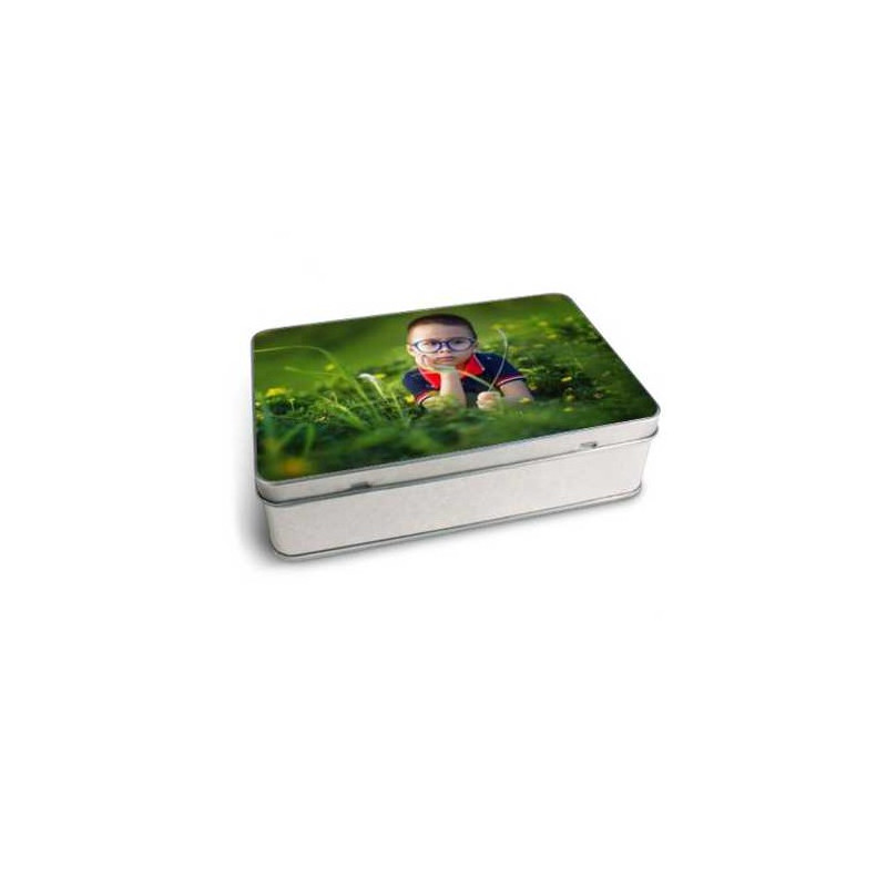 Boite à cadeau / bonbon rectangulaire personnalisée en aluminium Boite à cadeau / bonbon rectangulaire personnalisée en aluminium