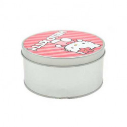 Boite à cadeau / bonbon de forme ronde personnalisée en aluminium
