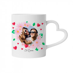 Mugs cœur à personnaliser