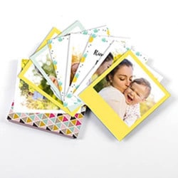 Magnet à personnaliser de forme rectangle 80X60 mm