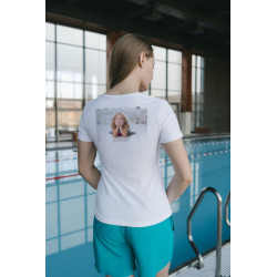 Tee-shirt avec impression Recto Verso pour femme à personnaliser Taille XXL