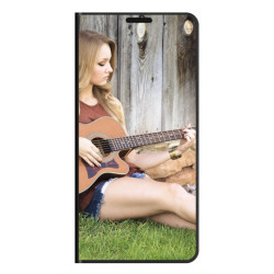 Etui rabattable portefeuille personnalisé pour Sfr Altice S34