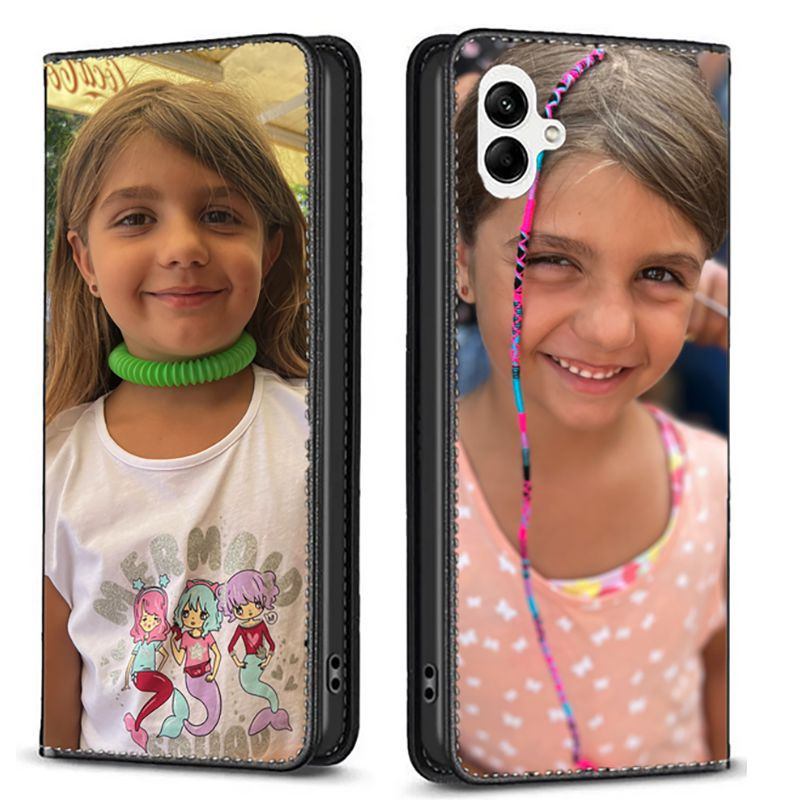Etui Samsung Galaxy A05 rabattable personnalisé recto verso Etui Samsung Galaxy A05 rabattable personnalisé recto verso