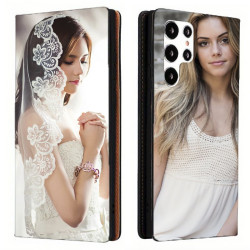 Etui Samsung Galaxy S24 Ultra rabattable personnalisé recto verso