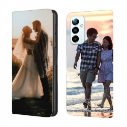 Etui Samsung Galaxy A14 4g rabattable personnalisé recto verso