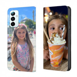 Etui Samsung Galaxy A34 5g rabattable personnalisé recto verso