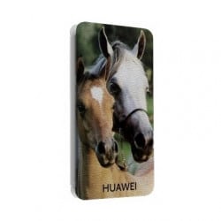 Etui rabattable portefeuille personnalisé pour Huawei Ascend G740 à l'aide d'une photo