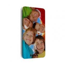 Etui rabattable portefeuille personnalisé pour Archos Oxygen 5.0'' c à l'aide d'une photo