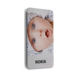 Etui rabattable portefeuille personnalisé pour Nokia X à l'aide d'une photo