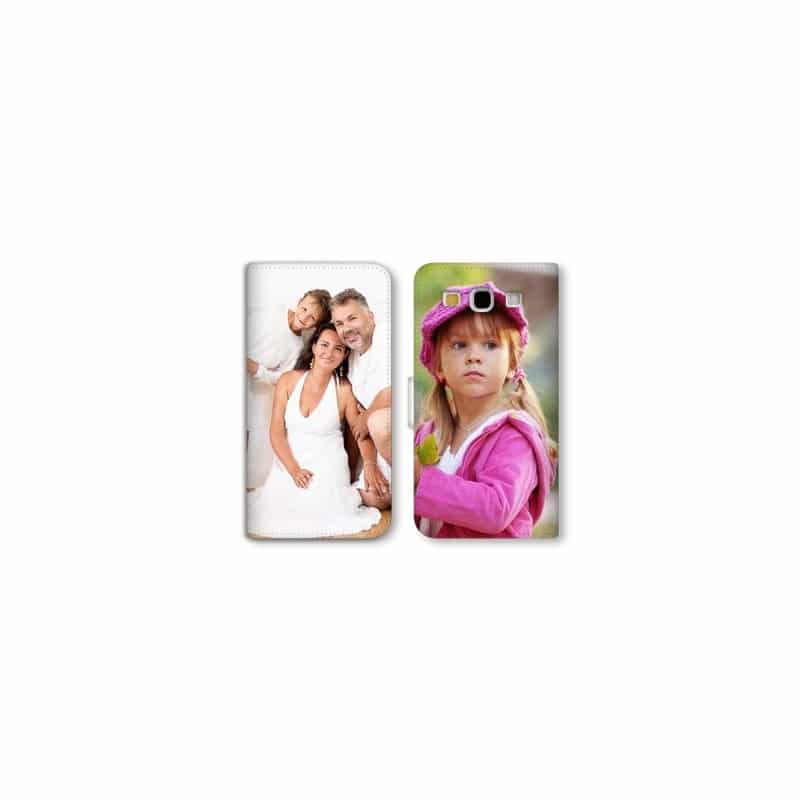 Etui rabattable portefeuille personnalisé pour Samsung Galaxy S3 mini à l'aide d'une photo Etui rabattable portefeuille personnalisé pour Samsung Galaxy S3 mini à l'aide d'une photo