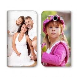 Etui rabattable portefeuille personnalisé pour Samsung Galaxy S3 mini à l'aide d'une photo