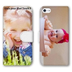 Etui rabattable personnalisé recto verso pour iPod Touch 5
