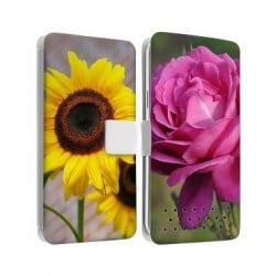 Etui rabattable personnalisé recto verso pour Nokia Lumia 530