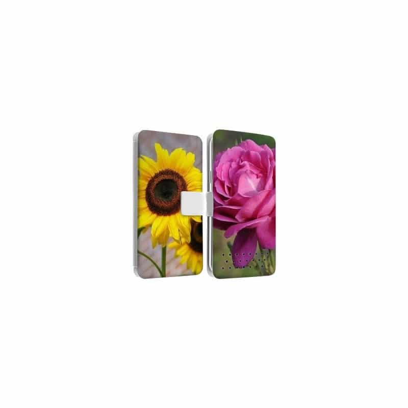 Etui rabattable personnalisé recto verso pour Nokia Lumia 535 Etui rabattable personnalisé recto verso pour Nokia Lumia 535