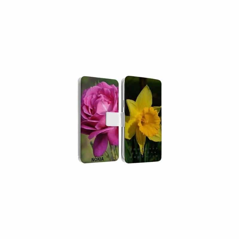 Etui rabattable personnalisé recto verso pour Nokia Lumia 950 XL Etui rabattable personnalisé recto verso pour Nokia Lumia 950 XL