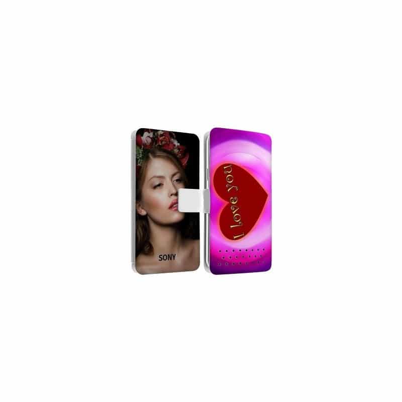 Etui rabattable personnalisé recto verso pour Sony Xperia Z3 Etui rabattable personnalisé recto verso pour Sony Xperia Z3