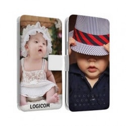 Etui rabattable personnalisé recto verso pour Dualcore 4G 5.5'' L-EMENT 550