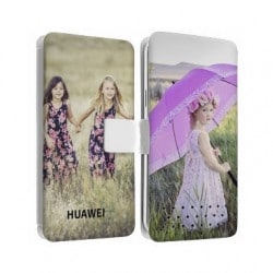 Etui rabattable personnalisé recto verso pour Huawei Ascend G6