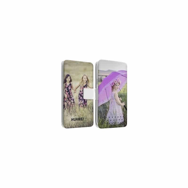 Etui rabattable personnalisé recto verso pour Huawei Ascend G6 Etui rabattable personnalisé recto verso pour Huawei Ascend G6
