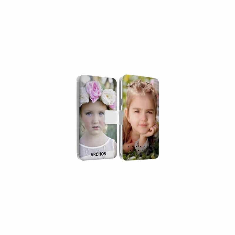 Etui rabattable personnalisé recto verso pour Archos Neon 5.0'' b Etui rabattable personnalisé recto verso pour Archos Neon 5.0'' b