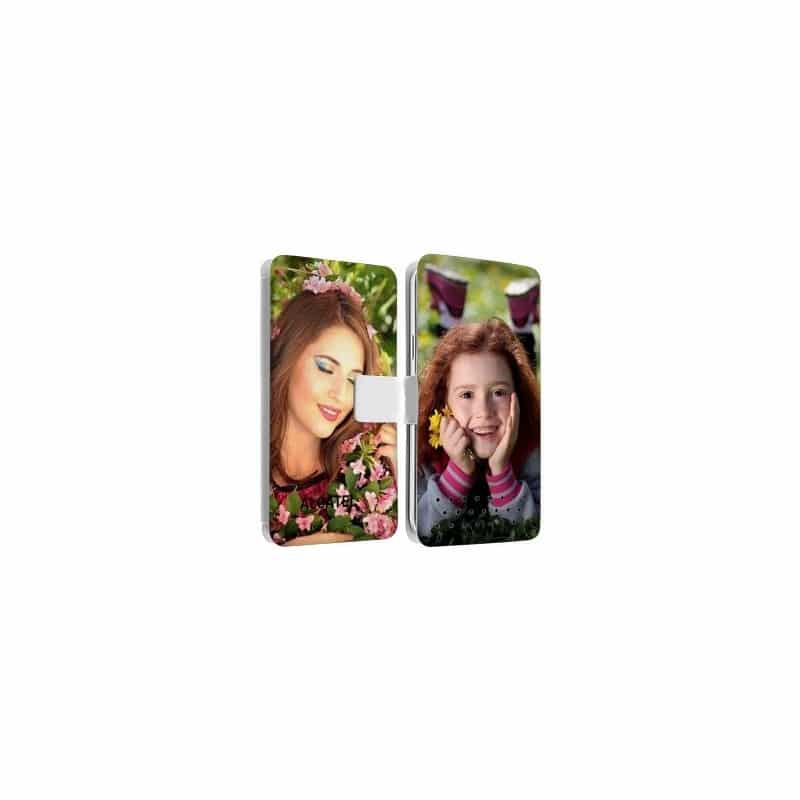 Etui rabattable personnalisé recto verso pour Alcatel POP 2 Etui rabattable personnalisé recto verso pour Alcatel POP 2