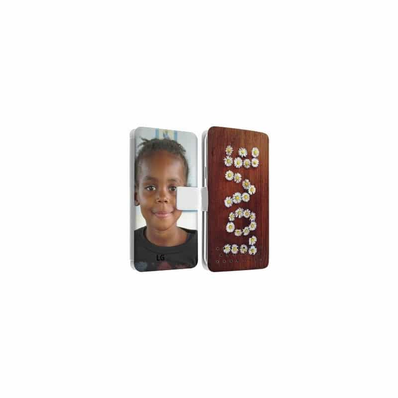 Etui rabattable personnalisé recto verso pourLG G3 et G3S Etui rabattable personnalisé recto verso pourLG G3 et G3S