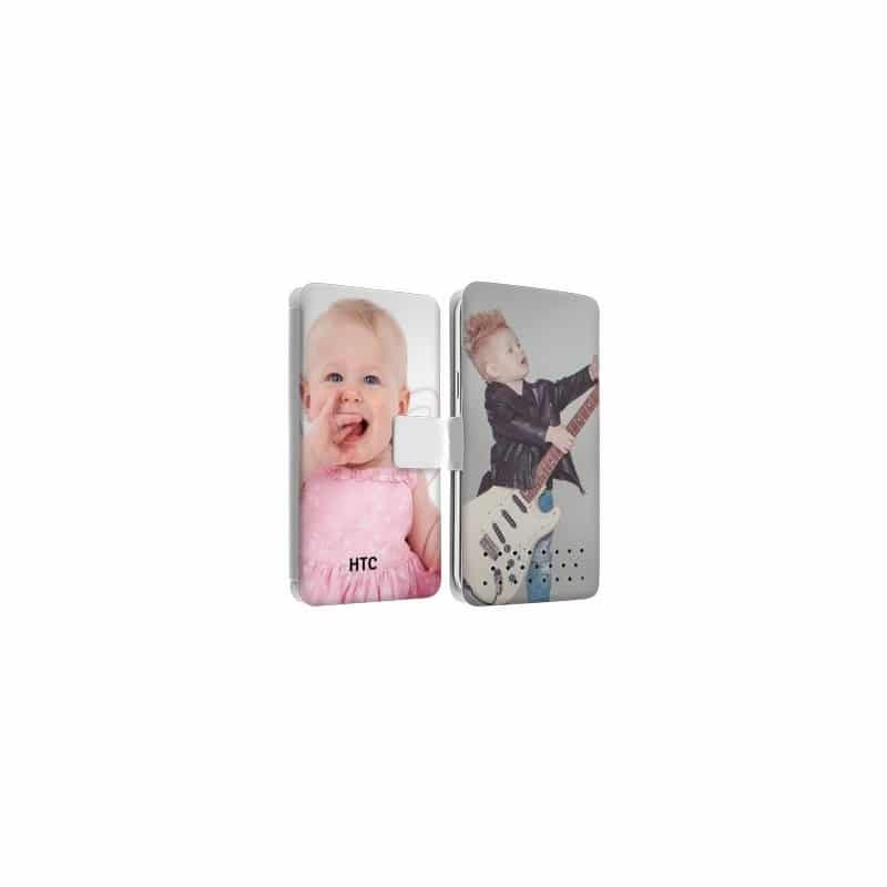 Etui rabattable personnalisé recto verso pour HTC DESIRE 816 Etui rabattable personnalisé recto verso pour HTC DESIRE 816