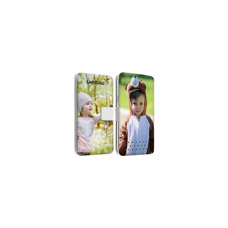 Etui rabattable personnalisé recto verso pour Samsung galaxy J1 2016 Etui rabattable personnalisé recto verso pour Samsung galaxy J1 2016