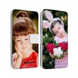 Etui rabattable personnalisé recto verso pour konrow smartfive