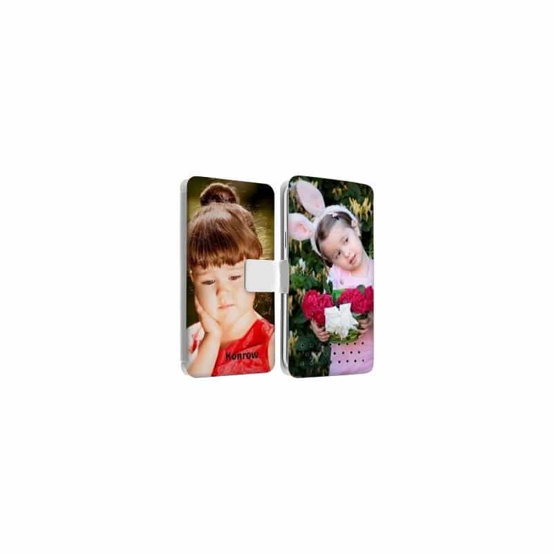 Etui rabattable personnalisé recto verso pour konrow coolfive Etui rabattable personnalisé recto verso pour konrow coolfive