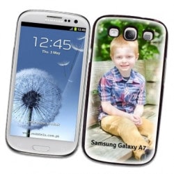 coque personnalisée  en gel silicone souple pour samsung galaxy A7