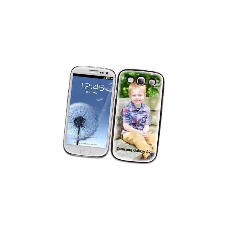 coque personnalisée  en gel silicone souple pour samsung galaxy A7