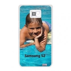 coque personnalisée  en gel silicone souple pour samsung galaxy S2