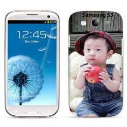 coque personnalisée  en gel silicone souple pour samsung galaxy S3