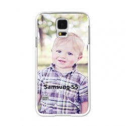 coque personnalisée  en gel silicone souple pour samsung galaxy S5