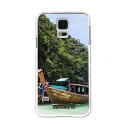 coque personnalisée  en gel silicone souple pour samsung galaxy S5