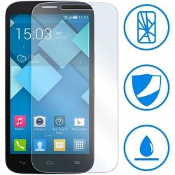 FILM de protection EN VERRE TREMPE pour ALCATEL POP C9