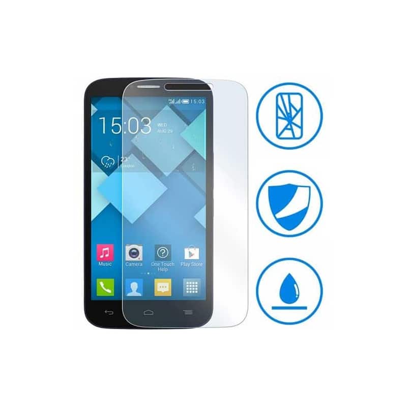FILM de protection EN VERRE TREMPE pour ALCATEL POP C9 FILM de protection EN VERRE TREMPE pour ALCATEL POP C9
