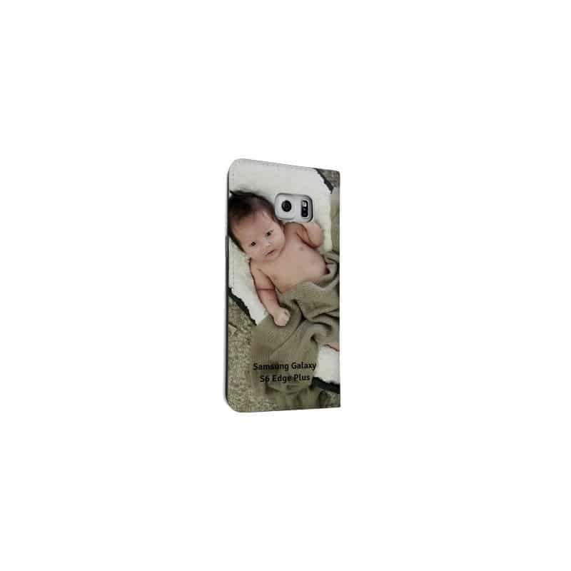 Etui rabattable portefeuille personnalisé pour Samsung Galaxy S6 Edge plus à l'aide d'une photo Etui rabattable portefeuille personnalisé pour Samsung Galaxy S6 Edge plus à l'aide d'une photo